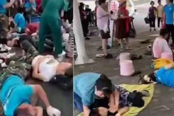 escorregador na china