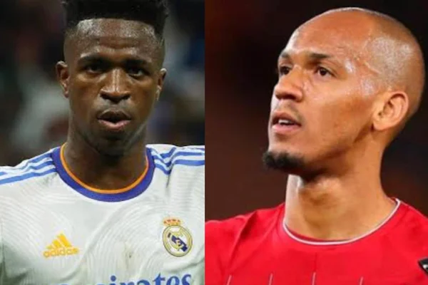 Vini Jr. e Fabinho, dois brasileiros na seleção oficial da Champions