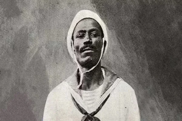 Imagem preto e branco João Cândido, líder da Revolta da Chibata