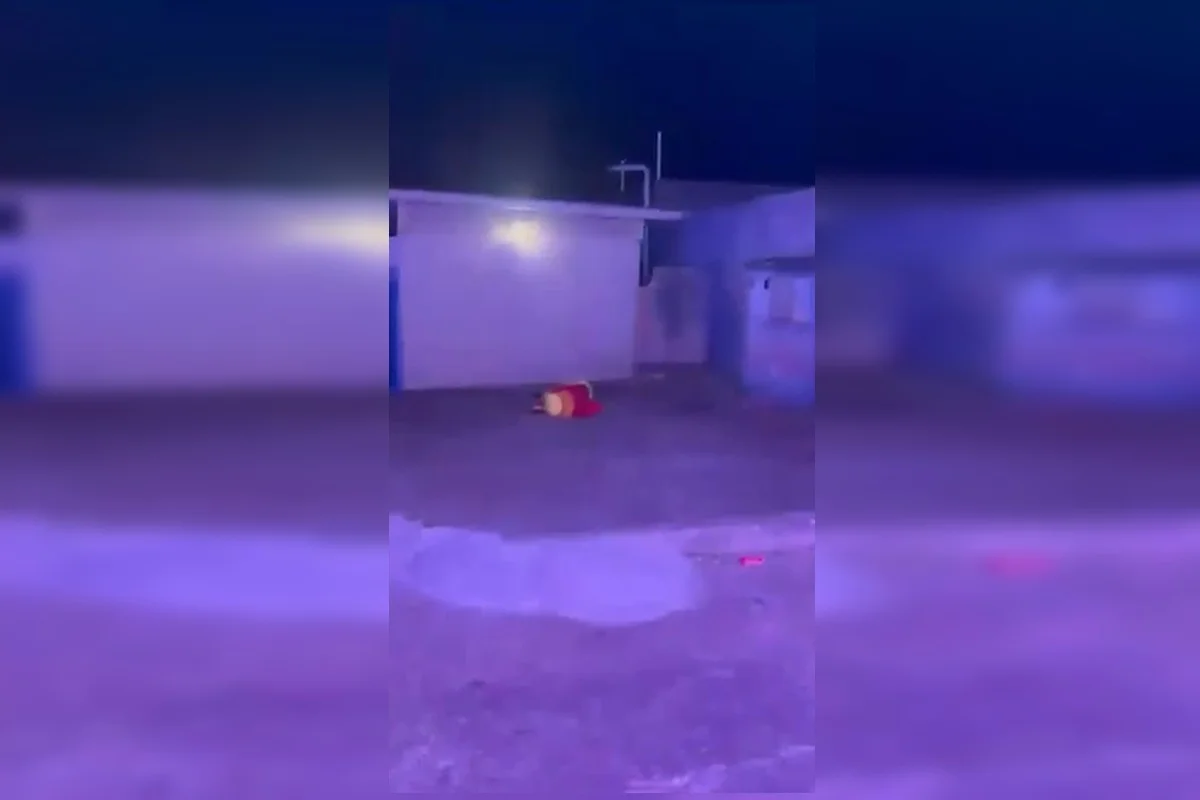 Integrante da Carreta Furacão cai de costas durante acrobacia em Cristalina