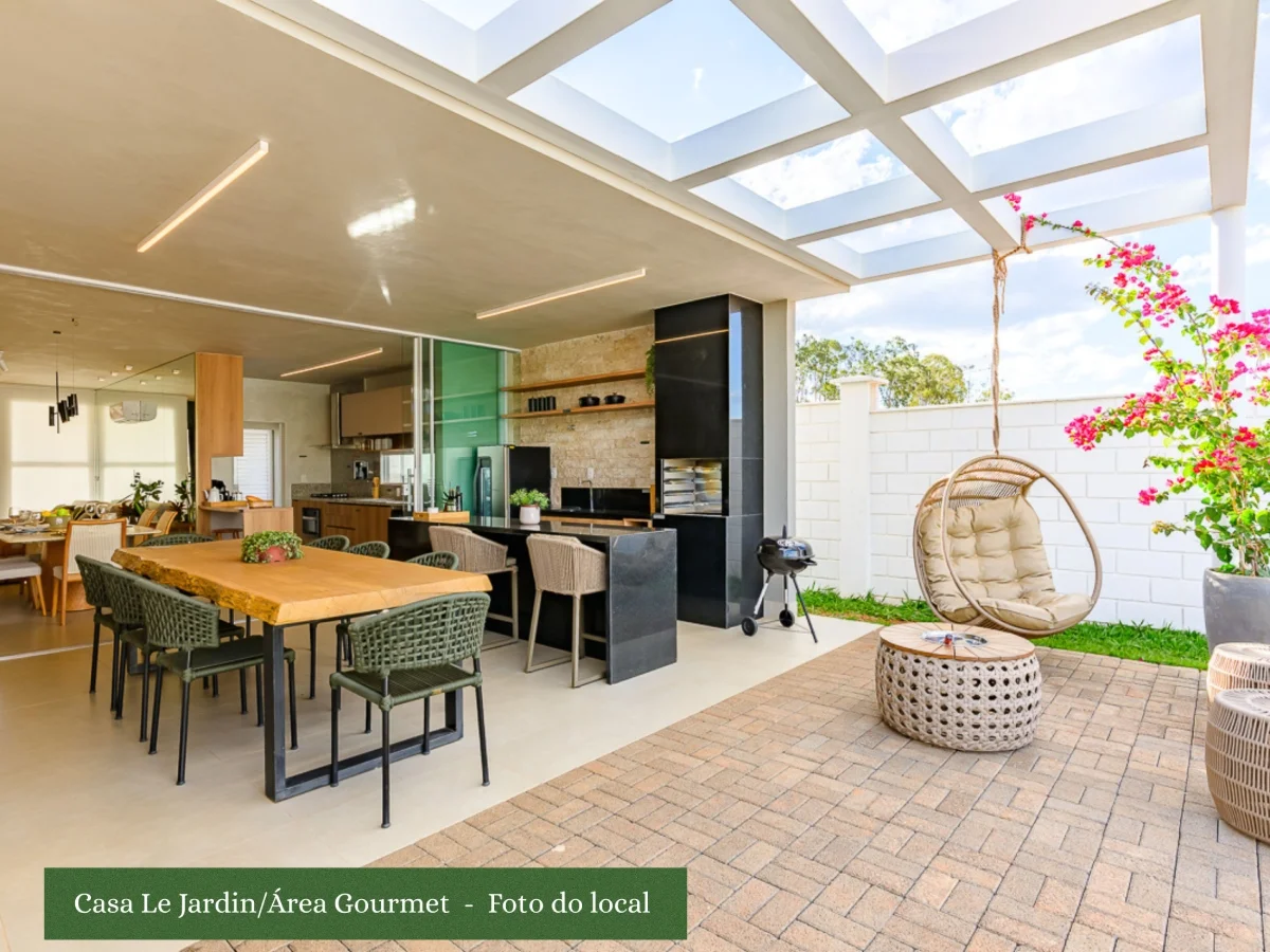 Estrutura de convivência e serviços integra as áreas comuns do Le Grand Jardin Estrutura de convivência e serviços integra as áreas comuns do Le Grand Jardin