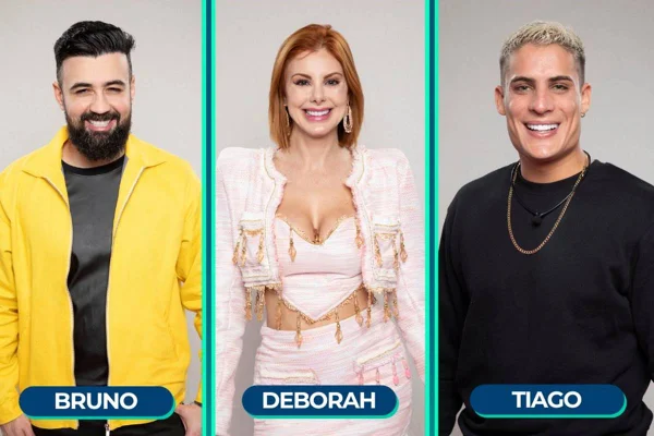 Bruno, Deborah e Tiago disputam a primeira roça de A Fazenda 14