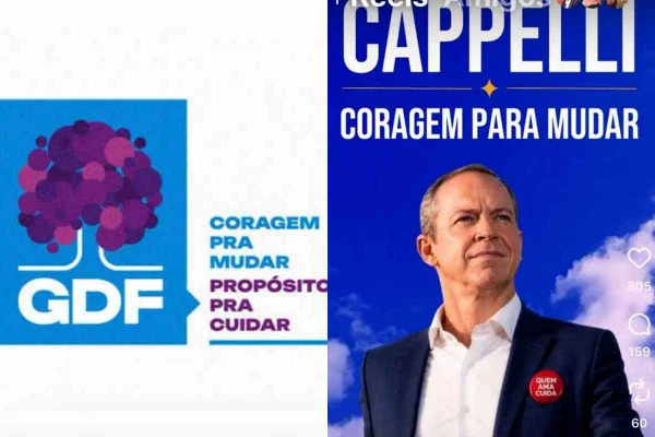 Candidato a governador, Cappelli usa mesmo slogan do GDF nas redes sociais