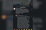 Os prints também mostram o prefeito respondendo a críticas de moradores nas redes sociais Os prints também mostram o prefeito respondendo a críticas de moradores nas redes sociais