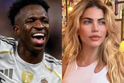 Vini Jr. e a modelo brasileira Day Magalhães 