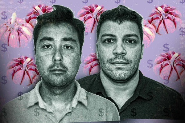 Victor Shimada (esq.) e Diego Lameiro (dir.), alvos da Operação Exchange da PF - Metrópoles
