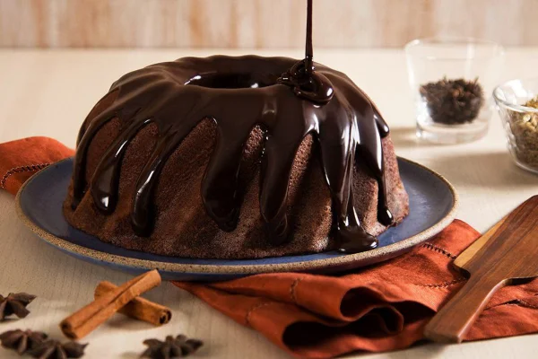 bolo de chocolate