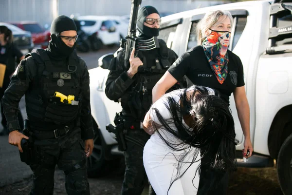 Operação da PCDF contra o tráfico de drogas na Vila Telebrasília