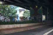 Viaduto 23 de maio tem jardim onde ficavam moradores de rua