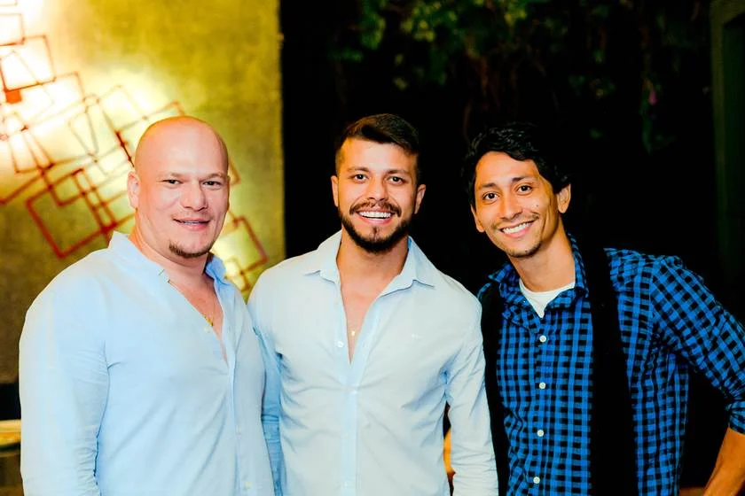 João Junior, James Espelho e Davy Carvalho João Junior, James Espelho e Davy Carvalho