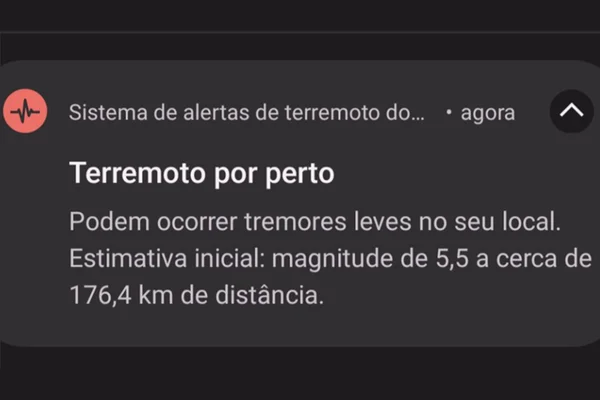 Terremoto alerta SP Ubatuba