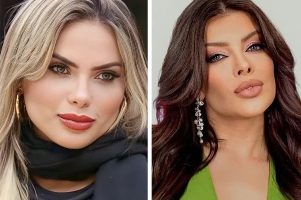 Montagem feita a partir de fotos das redes sociais de Kally e Jaquelline - Metrópoles