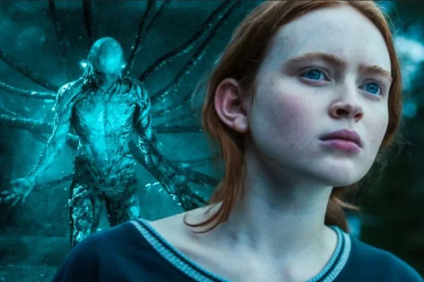 Montagem, Vecna e Max de Stranger Things
