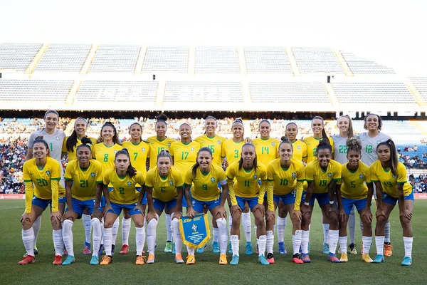 Seleção Brasileira feminina em jogo amistoso na Espanha - Metrópoles