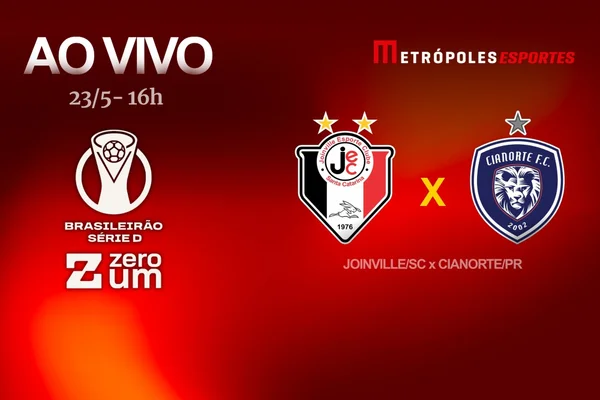 Série D ZeroUm: confira como foi Joinville-SC x Cianorte-PR