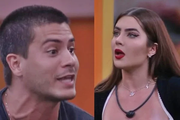 Arthur Aguiar e Jade Picon no BBB 22