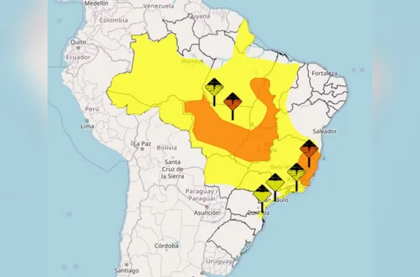 imagem colorida alertas clima natal
