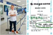 Rei do Bolão, da lotérica Aldeota, em Fortaleza (CE) Rei do Bolão, da lotérica Aldeota, em Fortaleza (CE)