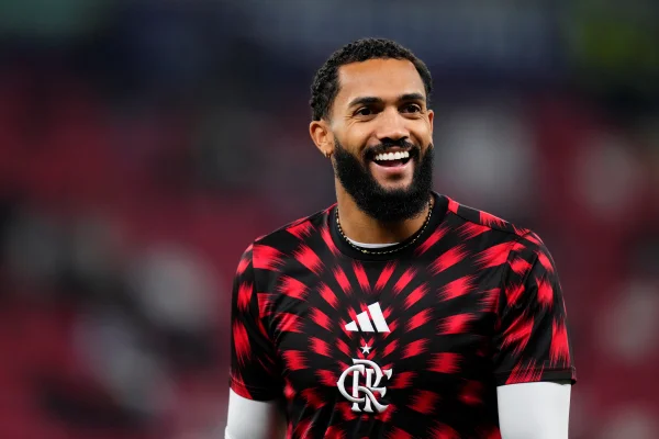 Juninho com a camisa do Flamengo