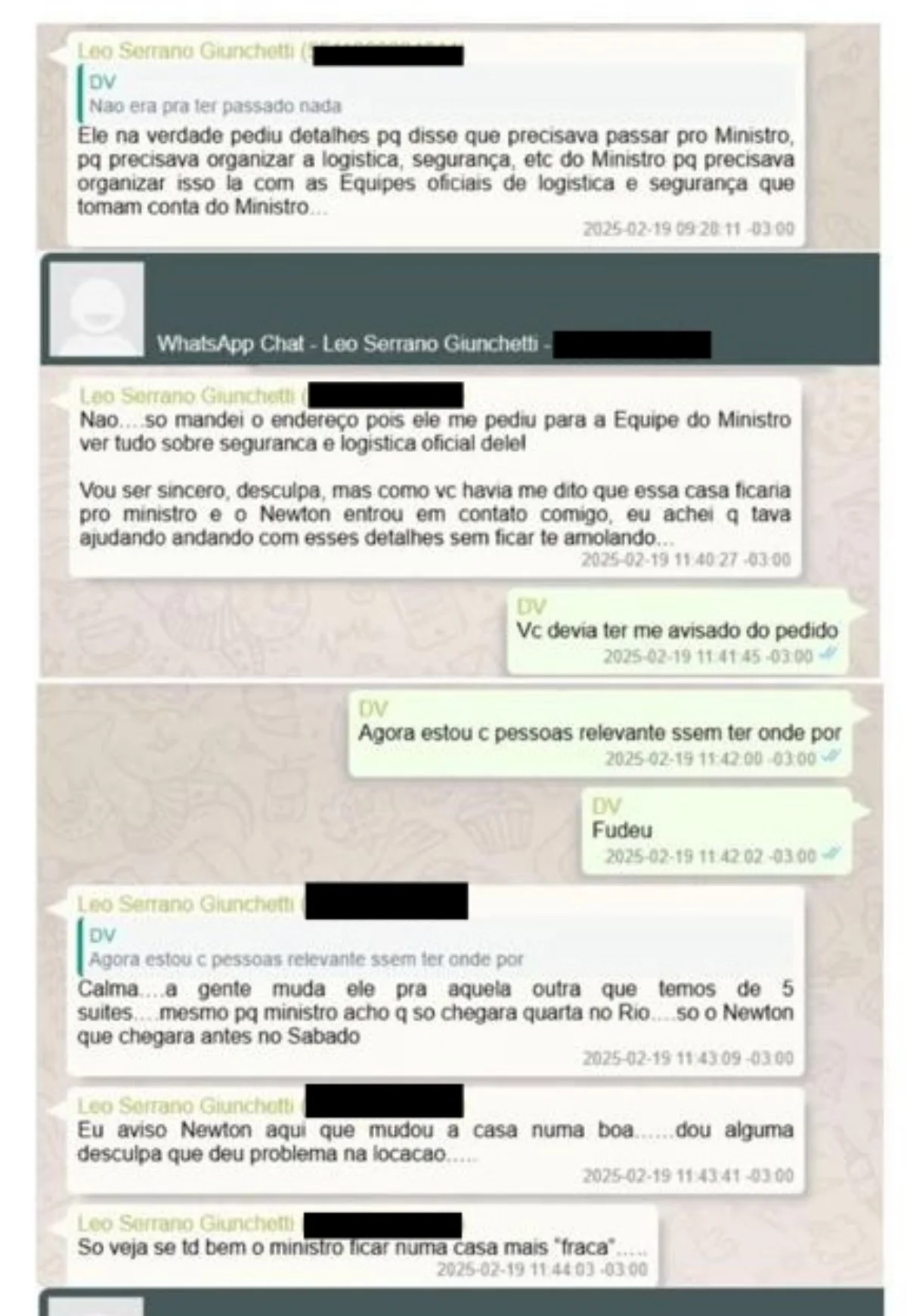 Vorcaro reservou mansão de R$ 250 milhões para ministro “KN” no Carnaval - imagem 9 Vorcaro reservou mansão de R$ 250 milhões para ministro “KN” no Carnaval - imagem 9
