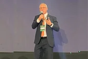 Victor Cesar durante palestra Victor Cesar durante palestra
