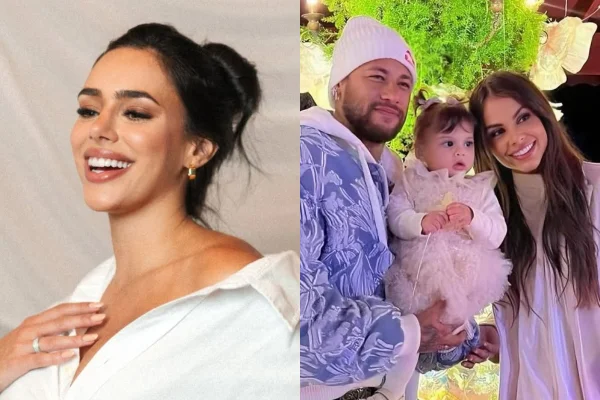Biancardi vira piada ao comparecer em festa de Helena, filha de Neymar