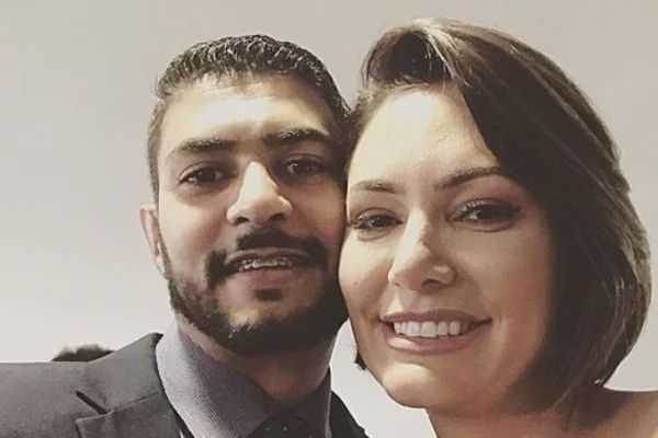 Diego Torres Dourado e sua irmã Michelle Bolsonaro