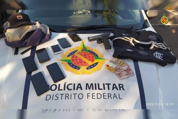 Dois adolescentes são apreendidos após onda de roubos na Asa Norte