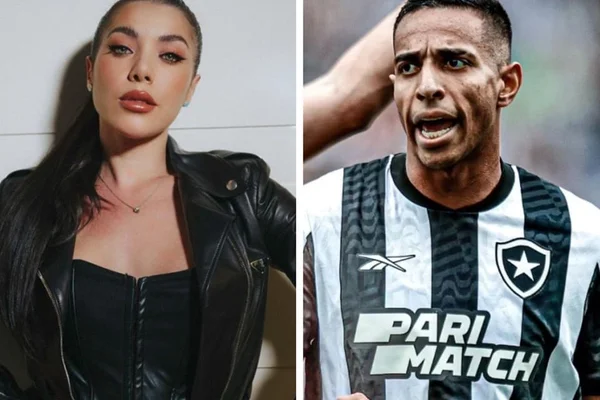 Camila Oliveira e Victor Sá, do Botafogo - Metrópoles