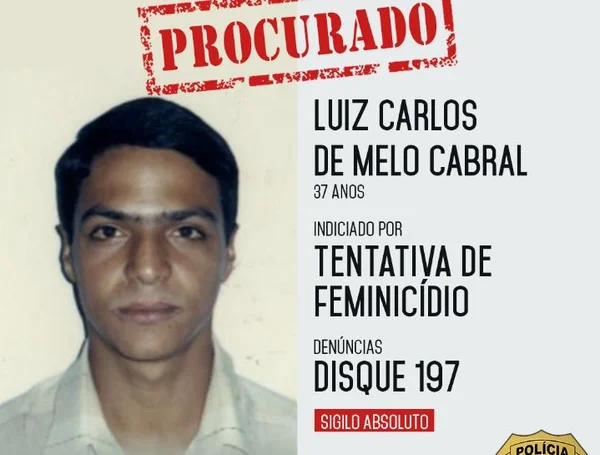 PCDF divulga imagem de homem que ateou fogo no corpo da companheira