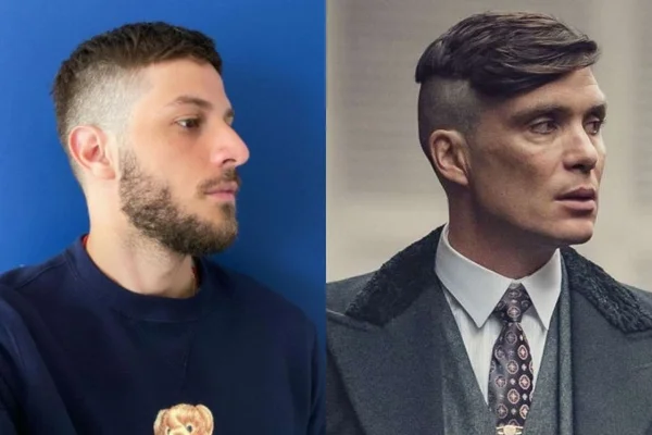 Chay Suede e Cillian Murphy como Tommy Shelby