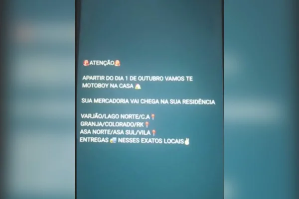 Responsável pelo “Disk Erva, “Motoboy da Maconha” é preso no Varjão - destaque galeria Responsável pelo “Disk Erva, “Motoboy da Maconha” é preso no Varjão - destaque galeria