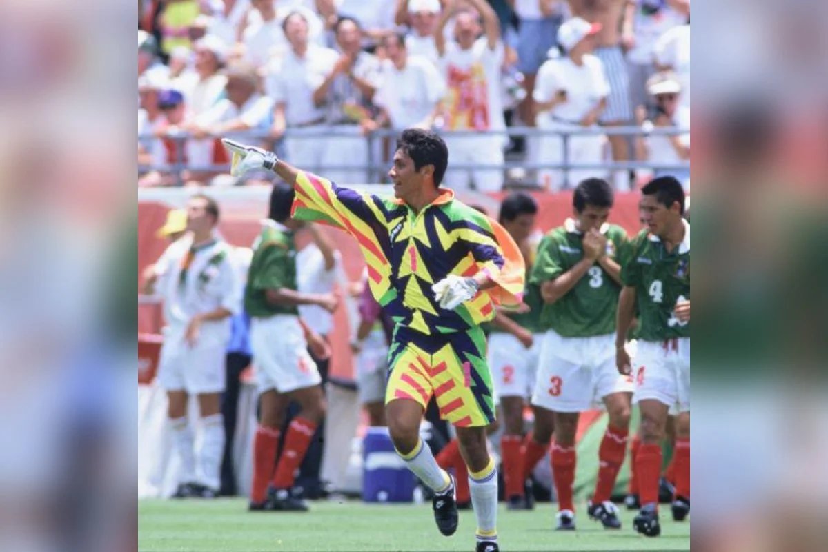 Goleiro mexicano Jorge Campos. Goleiro mexicano Jorge Campos.