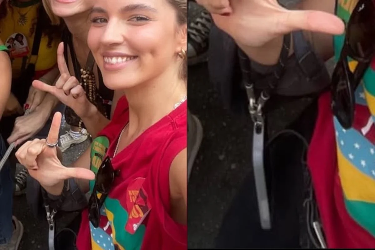 Celular de Alanis Guillen teria sido roubado em ato pró-Lula no Rio Celular de Alanis Guillen teria sido roubado em ato pró-Lula no Rio