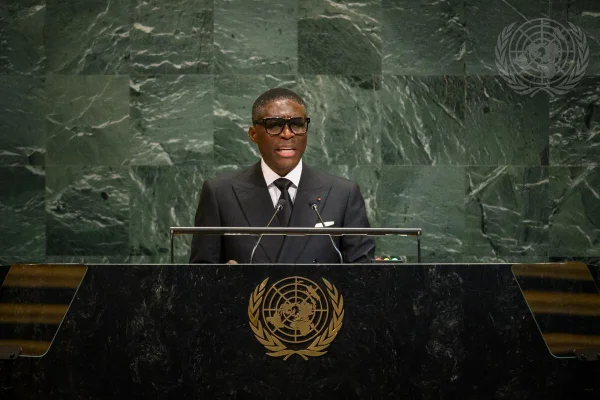 Imagem colorida mostra Teodoro Nguema Obiang Mangue, vice-presidente da Guiné Equatorial - Metrópoles