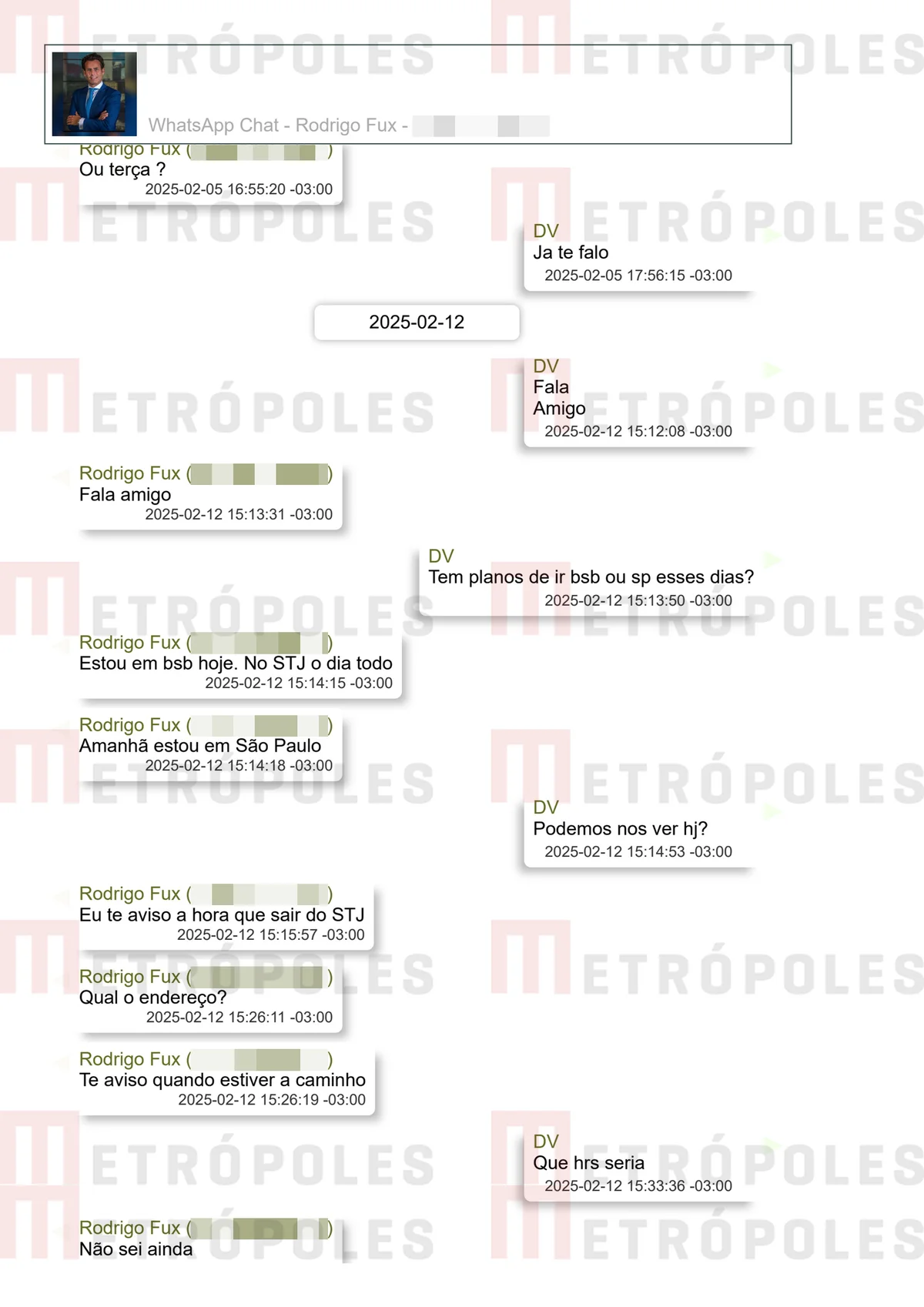 Filho de Fux ofereceu tapete vermelho a Vorcaro; veja prints das conversas - imagem 12 Filho de Fux ofereceu tapete vermelho a Vorcaro; veja prints das conversas - imagem 12