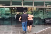 Márcio Doido sendo levado para a 15ª DP (Ceilândia Centro)