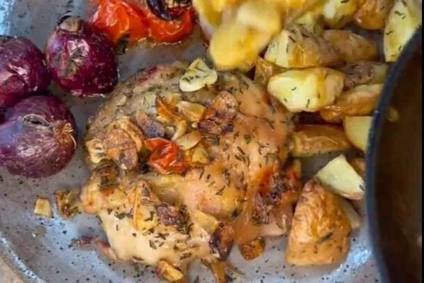 Aprenda a preparar um almoço completo na air fryer, de uma vez só