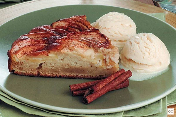 Torta de maçã com canela