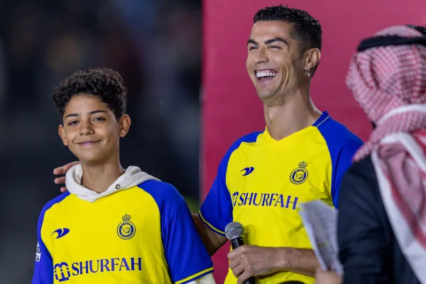 Cristiano Ronaldo e Cristianinho no Al-Nassr