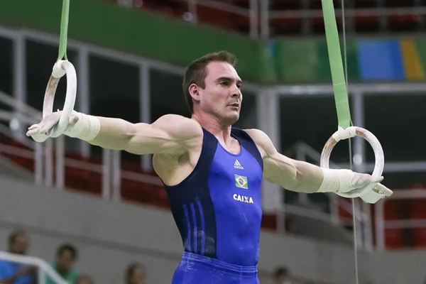 Seleção masculina de ginástica artística faz treino de pódio para Tóquio-2020