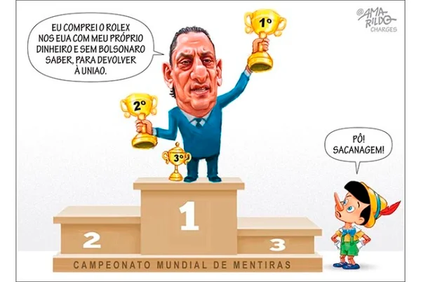 Charge do Amarildo