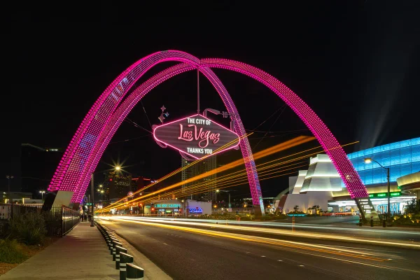 Portal da cidade de Las Vegas, no estado de Nevada (EUA)