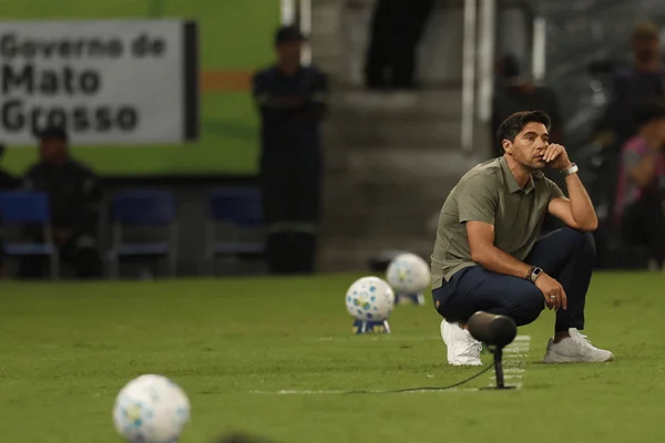 Abel Ferreira durante derrota do Palmeiras para o Fortaleza