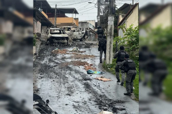 Imagem colorida de rua após a Operação - Metrópoles