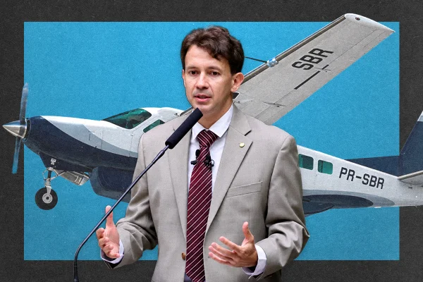 Imagem colorida mostra o deputado federal Eduardo Velloso, que teve fretamento de avião pago pela Câmara dos Deputados | Metrópoles