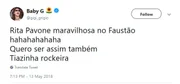 Rita Pavone leva internet à loucura ao sentar no colo de Fiuk - imagem 2 Rita Pavone leva internet à loucura ao sentar no colo de Fiuk - imagem 2