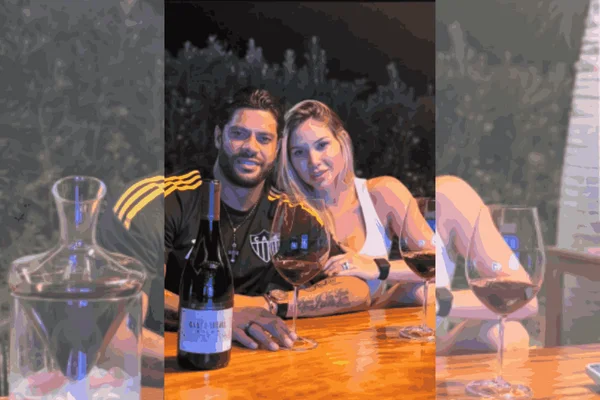 Hulk celebra vitória em clássico com vinho avaliado em quase R$10 mil