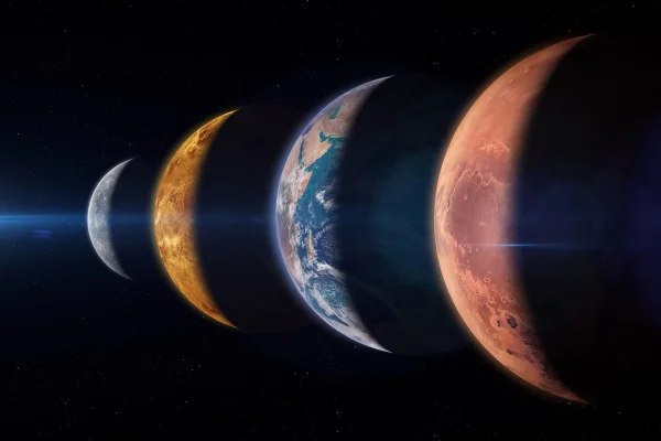 Ilustração de alinhamento planetário - Metrópoles