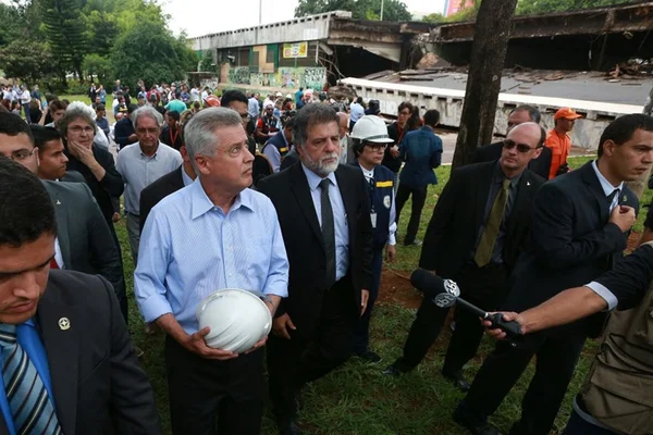 Vaiado, Rollemberg admite que viaduto não recebeu manutenção